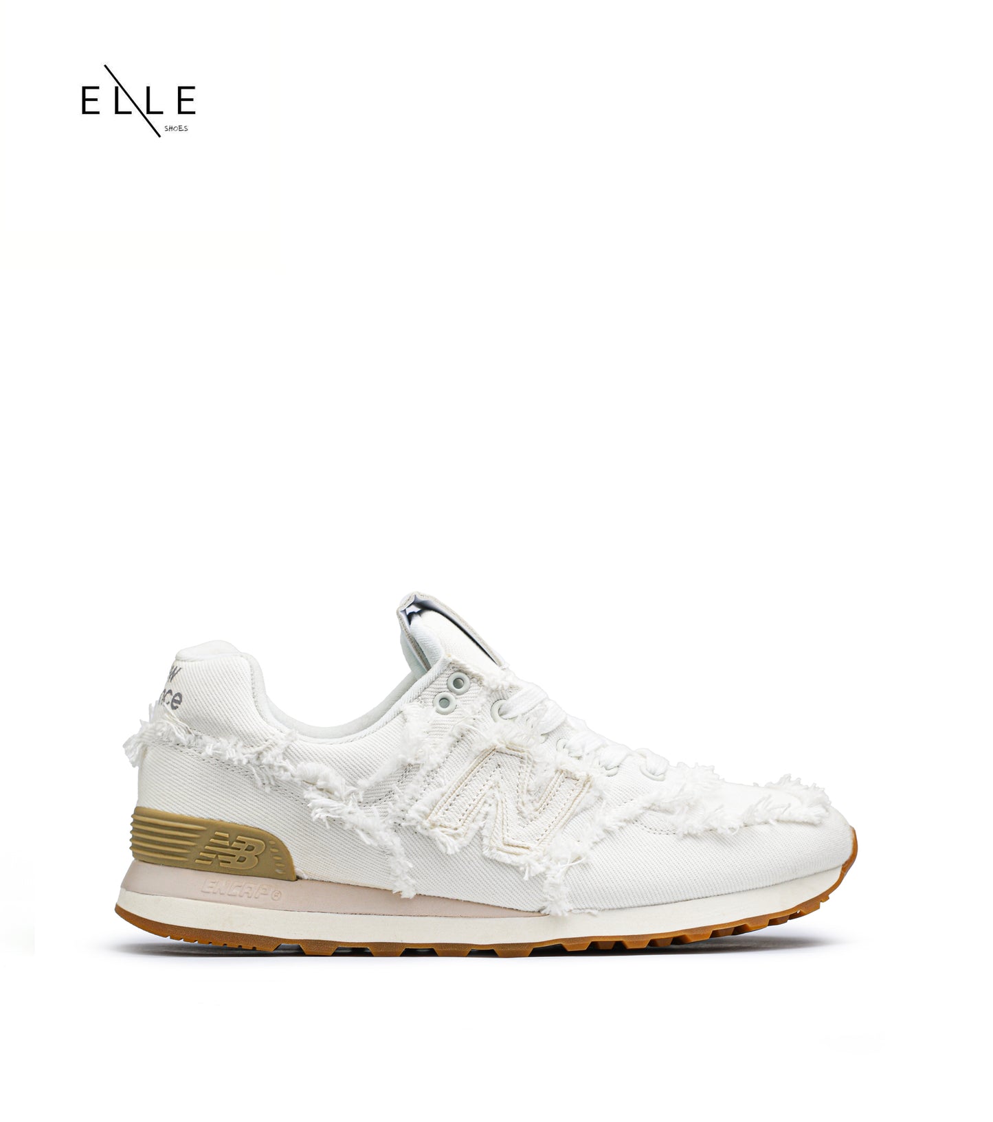 NB 574 MIU MIU DENIM WHITE ( WOMEN )