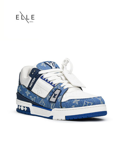 TRAINER WHITE BLUE ( MEN )
