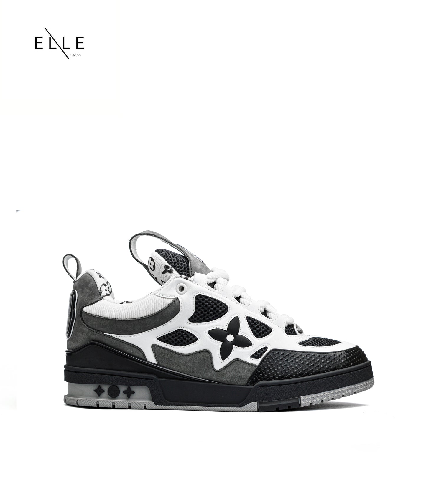 SKATE SNEAKER GREY WHITE ( MEN )