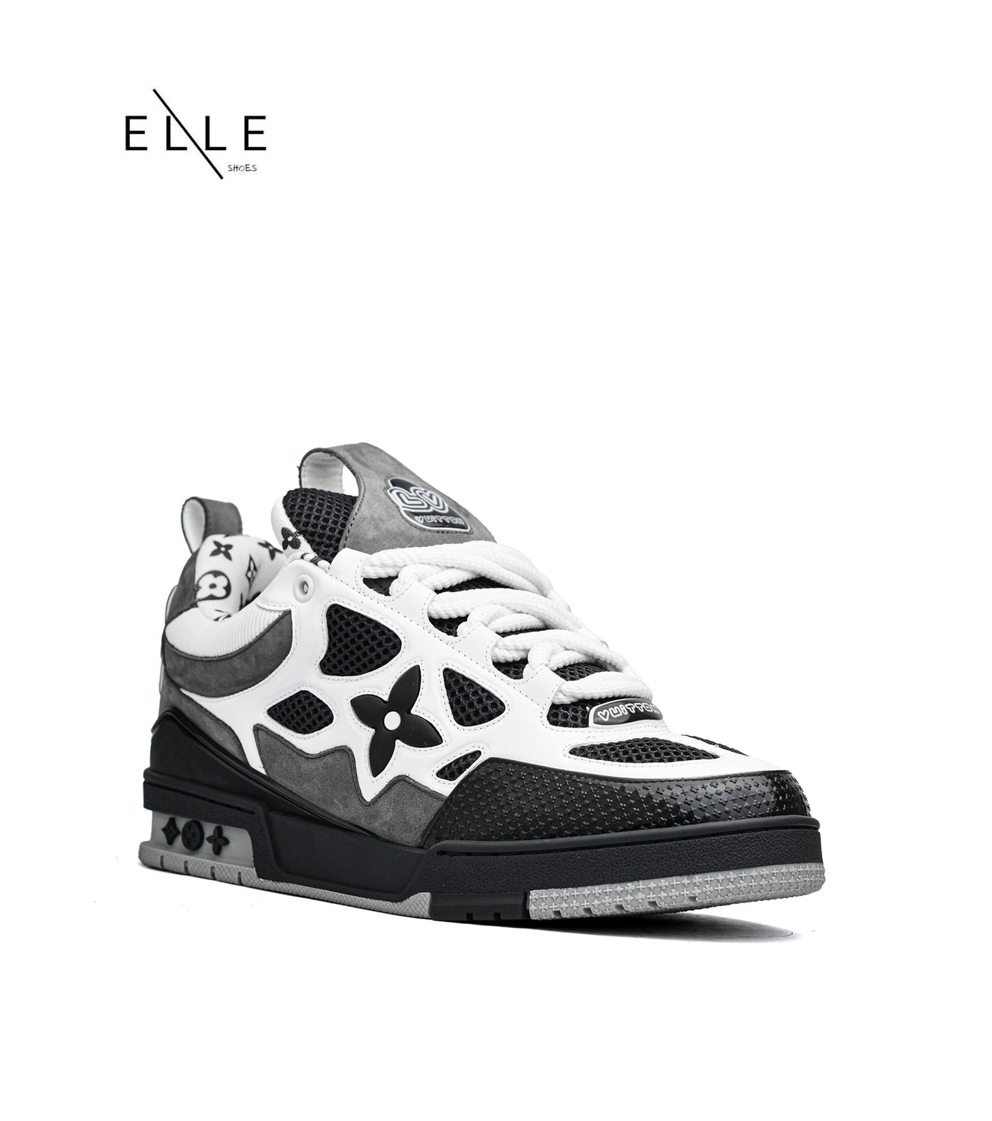 SKATE SNEAKER GREY WHITE ( MEN )